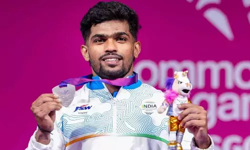 ಕಾಮನ್ವೆಲ್ತ್ ಗೇಮ್ಸ್ 2026: ವೇಟ್ಲಿಫ್ಟಿಂಗ್ ನಲ್ಲಿ ಬೆಳ್ಳಿ ಪದಕ ಗೆದ್ದ ಭಾರತದ ರಾಜಾ ಮುತ್ತುಪಾಂಡಿ