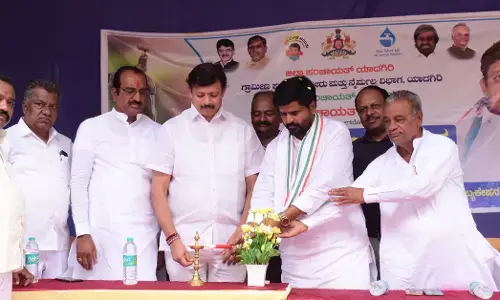 ಸುರಪುರ | ದೇವಾಪುರದಲ್ಲಿ 9.66 ಕೋಟಿ ರೂ. ವೆಚ್ಚದ ನಿರಂತರ ಕುಡಿಯುವ ನೀರಿನ ಯೋಜನೆ ಲೋಕಾರ್ಪಣೆ