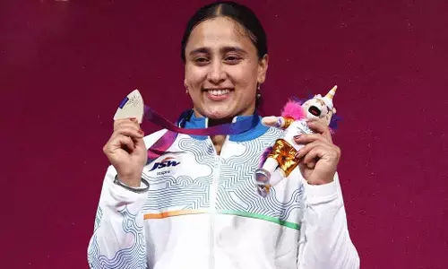 ಕಾಮನ್ವೆಲ್ತ್ ಗೇಮ್ಸ್ 2026| ವೇಟ್‌ಲಿಫ್ಟಿಂಗ್‌ನಲ್ಲಿ ಮುಂದುವರಿದ ಭಾರತದ ಪ್ರಾಬಲ್ಯ: ಹರ್ಜಿಂದರ್ ಕೌರ್‌ಗೆ ಬೆಳ್ಳಿ ಪದಕ