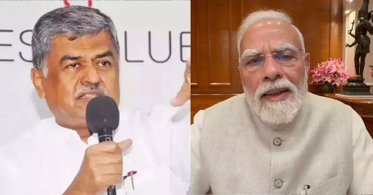 ಮಾತೃಭಕ್ತಿಯ ಮುಖವಾಡ ಧರಿಸಿ ರಾಜಕೀಯ ಮಾಡುತ್ತಿದ್ದಾರೆ : ಪ್ರಧಾನಿ ಮೋದಿ ವಿರುದ್ಧ ಬಿ.ಕೆ.ಹರಿಪ್ರಸಾದ್ ವಾಗ್ದಾಳಿ ಮಾತೃಭಕ್ತಿಯ ಮುಖವಾಡ ಧರಿಸಿ ರಾಜಕೀಯ ಮಾಡುತ್ತಿದ್ದಾರೆ : ಪ್ರಧಾನಿ ಮೋದಿ ವಿರುದ್ಧ ಬಿ.ಕೆ.ಹರಿಪ್ರಸಾದ್ ವಾಗ್ದಾಳಿ