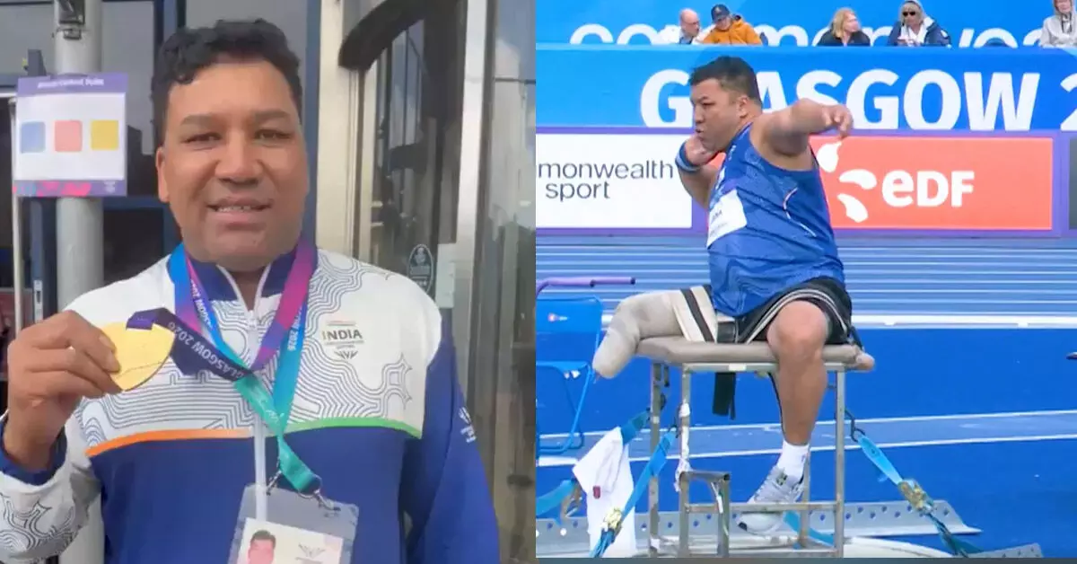 Commonwealth Games 2026 | ಕಾಶ್ಮೀರದಲ್ಲಿ ನೆಲ ಬಾಂಬು ಸ್ಫೋಟದಲ್ಲಿ ಕಾಲು ಕಳೆದುಕೊಂಡಿದ್ದ ಸೋಮನ್ ರಾಣಾಗೆ ಒಲಿದ ಚಿನ್ನ Commonwealth Games 2026 | ಕಾಶ್ಮೀರದಲ್ಲಿ ನೆಲ ಬಾಂಬು ಸ್ಫೋಟದಲ್ಲಿ ಕಾಲು ಕಳೆದುಕೊಂಡಿದ್ದ ಸೋಮನ್ ರಾಣಾಗೆ ಒಲಿದ ಚಿನ್ನ