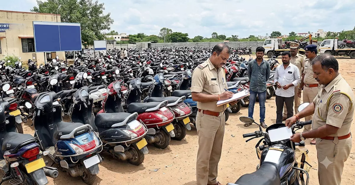 Bengaluru | ಬೈಕ್ ಟ್ಯಾಕ್ಸಿಯಾಗಿ ಬಳಕೆಯಾಗುತ್ತಿದ್ದ 70 ದ್ವಿಚಕ್ರ ವಾಹನಗಳು ಜಪ್ತಿ Bengaluru | ಬೈಕ್ ಟ್ಯಾಕ್ಸಿಯಾಗಿ ಬಳಕೆಯಾಗುತ್ತಿದ್ದ 70 ದ್ವಿಚಕ್ರ ವಾಹನಗಳು ಜಪ್ತಿ