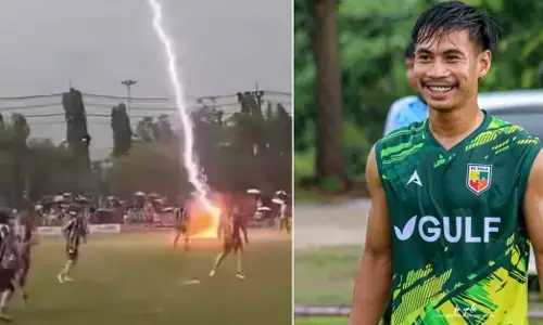 Thailand | ಪಂದ್ಯದ ವೇಳೆ ಸಿಡಿಲು ಬಡಿದು ಫುಟ್ಬಾಲ್ ಆಟಗಾರ ಮೃತ್ಯು