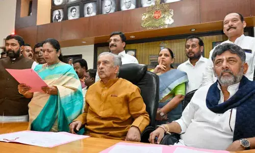 ವಿಧಾನ ಪರಿಷತ್ ಸದಸ್ಯೆಯಾಗಿ ಎ.ವಿ. ಗಾಯತ್ರಿ ಶಾಂತೇಗೌಡ ಪ್ರಮಾಣ ವಚನ ಸ್ವೀಕಾರ
