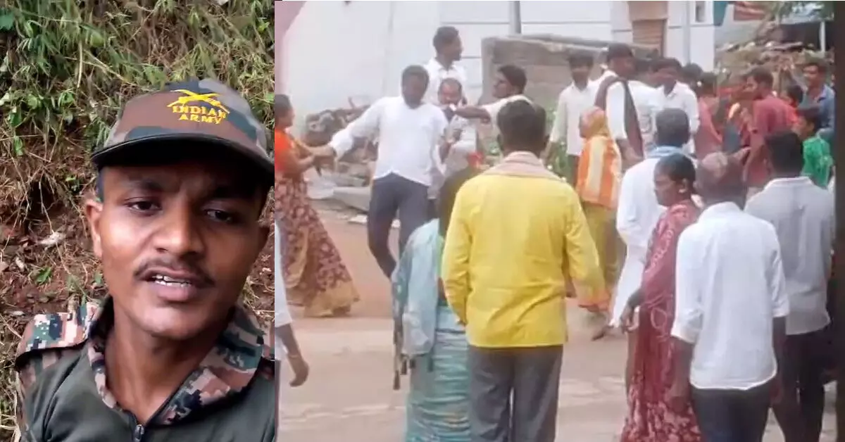 Yadgiri | ಶಾಖಾಪುರ ದಲಿತರ ಮೇಲಿನ ಹಲ್ಲೆ ಪ್ರಕರಣ : ಸೈನಿಕನ ಕುಟುಂಬಕ್ಕೆ ರಕ್ಷಣೆ ನೀಡುವಂತೆ ಸಿಎಂ, ಗೃಹ ಸಚಿವರಿಗೆ ಸೇನೆಯಿಂದ ಪತ್ರ Yadgiri | ಶಾಖಾಪುರ ದಲಿತರ ಮೇಲಿನ ಹಲ್ಲೆ ಪ್ರಕರಣ : ಸೈನಿಕನ ಕುಟುಂಬಕ್ಕೆ ರಕ್ಷಣೆ ನೀಡುವಂತೆ ಸಿಎಂ, ಗೃಹ ಸಚಿವರಿಗೆ ಸೇನೆಯಿಂದ ಪತ್ರ