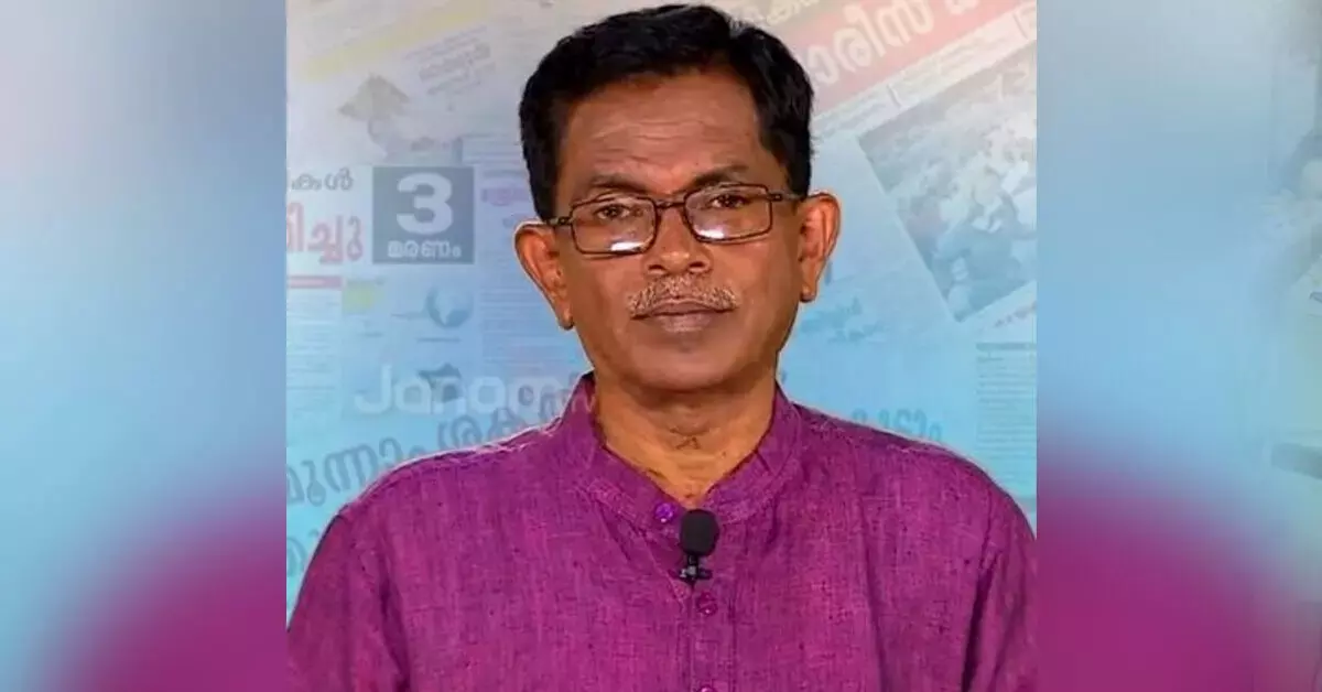 Keralam | CJP ಪ್ರತಿಭಟನಾಕಾರರ ಮೇಲೆ ಗುಂಡು ಹಾರಿಸಬೇಕಿತ್ತು ಎಂದು ವೀಡಿಯೋ ಪೋಸ್ಟ್ ಮಾಡಿದ ಆರೋಪ; RSS ಬೆಂಬಲಿಗ ಟಿ.ಜಿ.ಮೋಹನ್ ದಾಸ್ ಪೊಲೀಸ್ ವಶಕ್ಕೆ Keralam | CJP ಪ್ರತಿಭಟನಾಕಾರರ ಮೇಲೆ ಗುಂಡು ಹಾರಿಸಬೇಕಿತ್ತು ಎಂದು ವೀಡಿಯೋ ಪೋಸ್ಟ್ ಮಾಡಿದ ಆರೋಪ; RSS ಬೆಂಬಲಿಗ ಟಿ.ಜಿ.ಮೋಹನ್ ದಾಸ್ ಪೊಲೀಸ್ ವಶಕ್ಕೆ