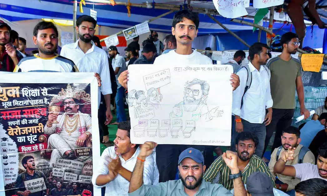 Jharkhand JPSC – JSSC ಪರೀಕ್ಷೆಗಳಲ್ಲಿ ಅಕ್ರಮ | ವಿಧಾನಸಭೆಯತ್ತ ವಿದ್ಯಾರ್ಥಿಗಳ ಮೆರವಣಿಗೆ; ರಾಂಚಿಯಲ್ಲಿ ಬಿಗಿ ಭದ್ರತೆ