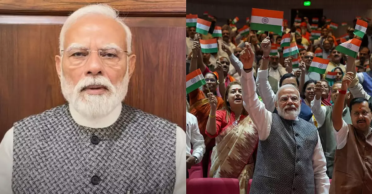 ಸ್ವಾತಂತ್ರ್ಯ ದಿನವನ್ನು ಗೌರವ, ಹೆಮ್ಮೆಯಿಂದ ಆಚರಿಸಿ: ಇನ್ಸ್ಟಾಗ್ರಾಮ್ ನಲ್ಲಿ ಹೊಸ ವೀಡಿಯೋ ಹಂಚಿಕೊಂಡ ಪ್ರಧಾನಿ ಮೋದಿ ಸ್ವಾತಂತ್ರ್ಯ ದಿನವನ್ನು ಗೌರವ, ಹೆಮ್ಮೆಯಿಂದ ಆಚರಿಸಿ: ಇನ್ಸ್ಟಾಗ್ರಾಮ್ ನಲ್ಲಿ ಹೊಸ ವೀಡಿಯೋ ಹಂಚಿಕೊಂಡ ಪ್ರಧಾನಿ ಮೋದಿ