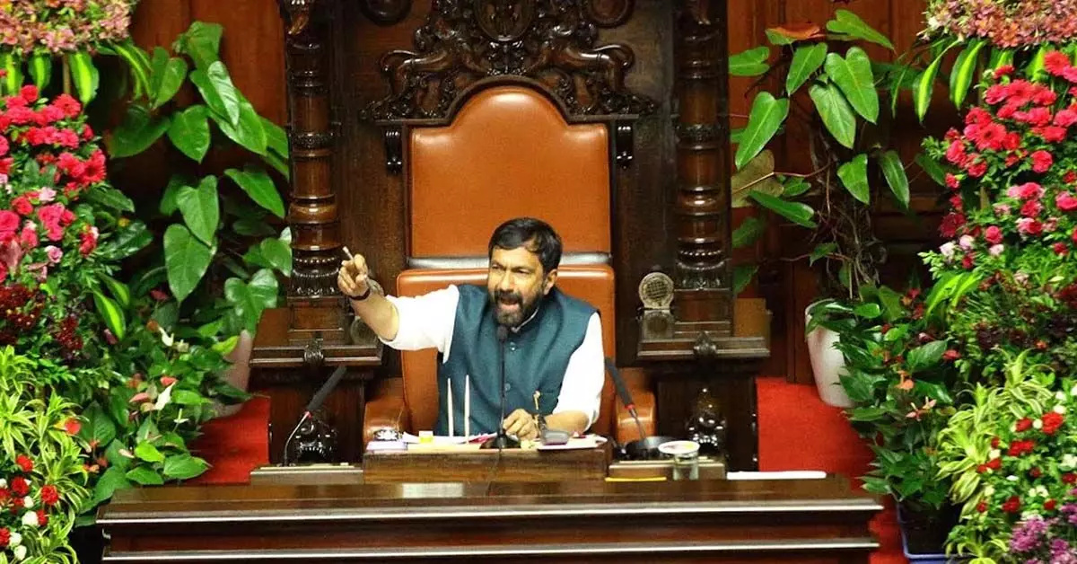 ಮೇಲ್ಮನೆಯಲ್ಲಿ ಮುಂದುವರಿದ ಬಿ.ನಾಗೇಂದ್ರ ರಾಜೀನಾಮೆ ಗದ್ದಲ ಮೇಲ್ಮನೆಯಲ್ಲಿ ಮುಂದುವರಿದ ಬಿ.ನಾಗೇಂದ್ರ ರಾಜೀನಾಮೆ ಗದ್ದಲ