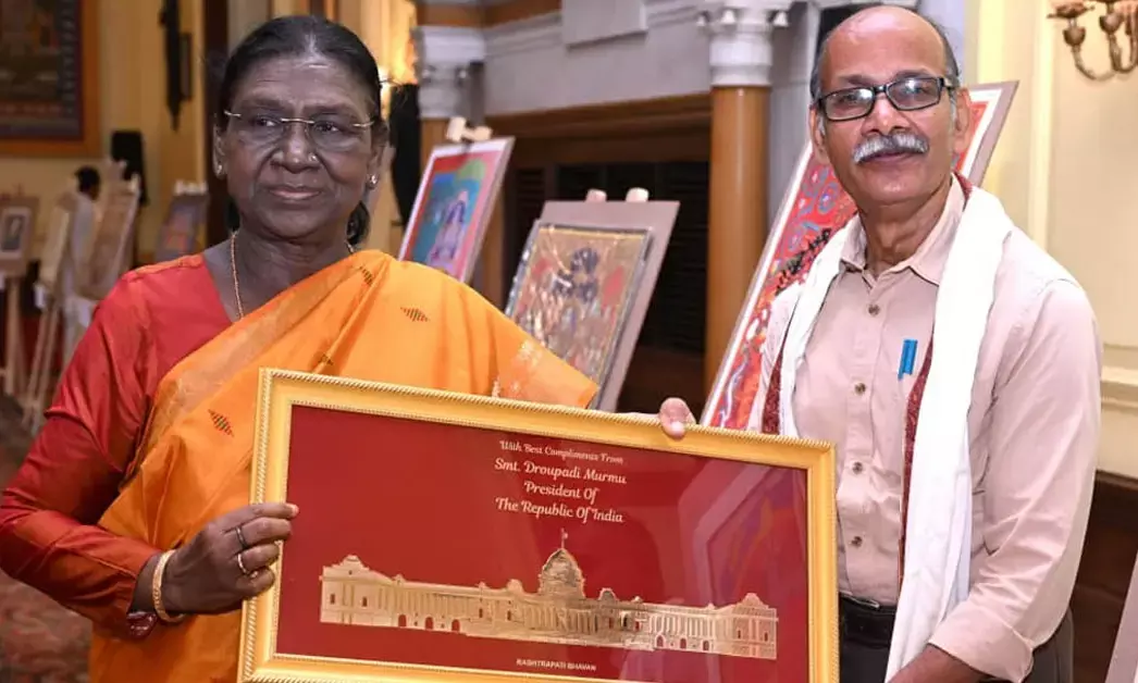 ಕಾರ್ಕಳ  : ಚಿತ್ರ ಕಲಾವಿದ ಕಮಲ್ ಅಹ್ಮದ್ ಮಾಳೇಕೊಪ್ಪ ಅವರಿಗೆ ರಾಷ್ಟ್ರಪತಿ ಗೌರವ