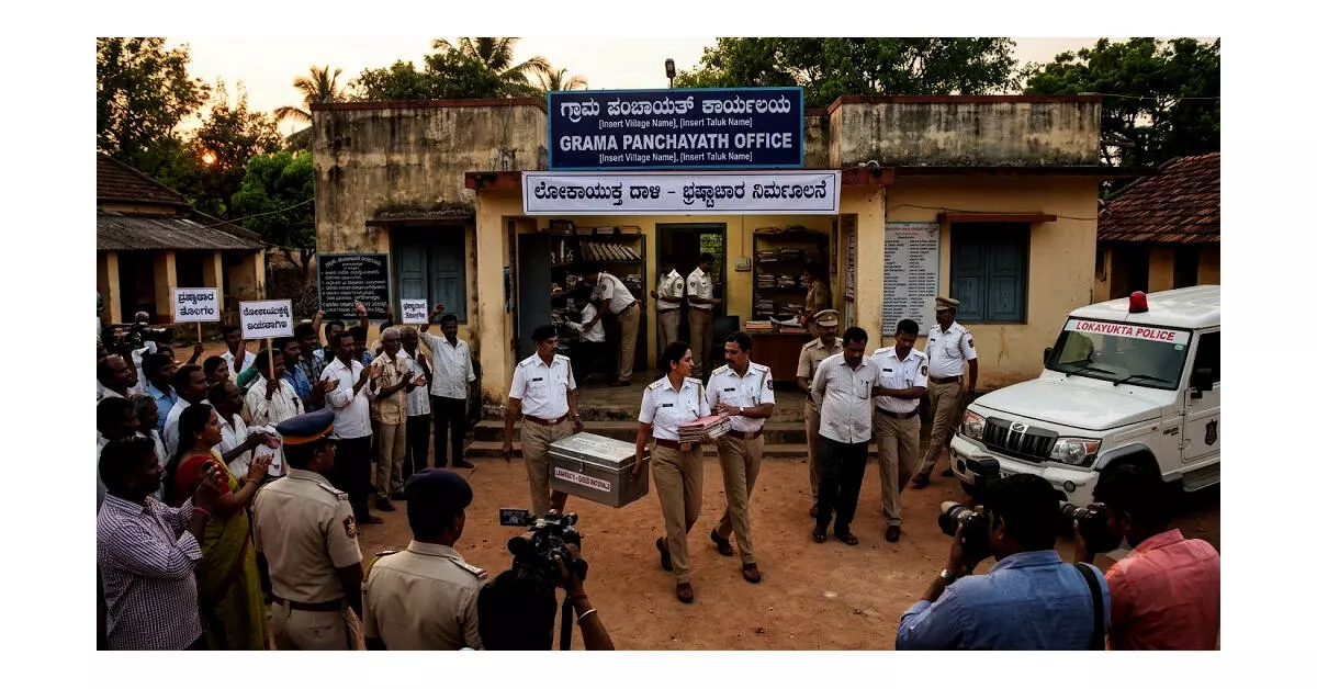 ಅವ್ಯವಹಾರ ಆರೋಪ: ಗಾಣದಾಳ ಗ್ರಾಪಂನಲ್ಲಿ ಲೋಕಾಯುಕ್ತ ಅಧಿಕಾರಿಗಳಿಂದ ಪರಿಶೀಲನೆ ಅವ್ಯವಹಾರ ಆರೋಪ: ಗಾಣದಾಳ ಗ್ರಾಪಂನಲ್ಲಿ ಲೋಕಾಯುಕ್ತ ಅಧಿಕಾರಿಗಳಿಂದ ಪರಿಶೀಲನೆ