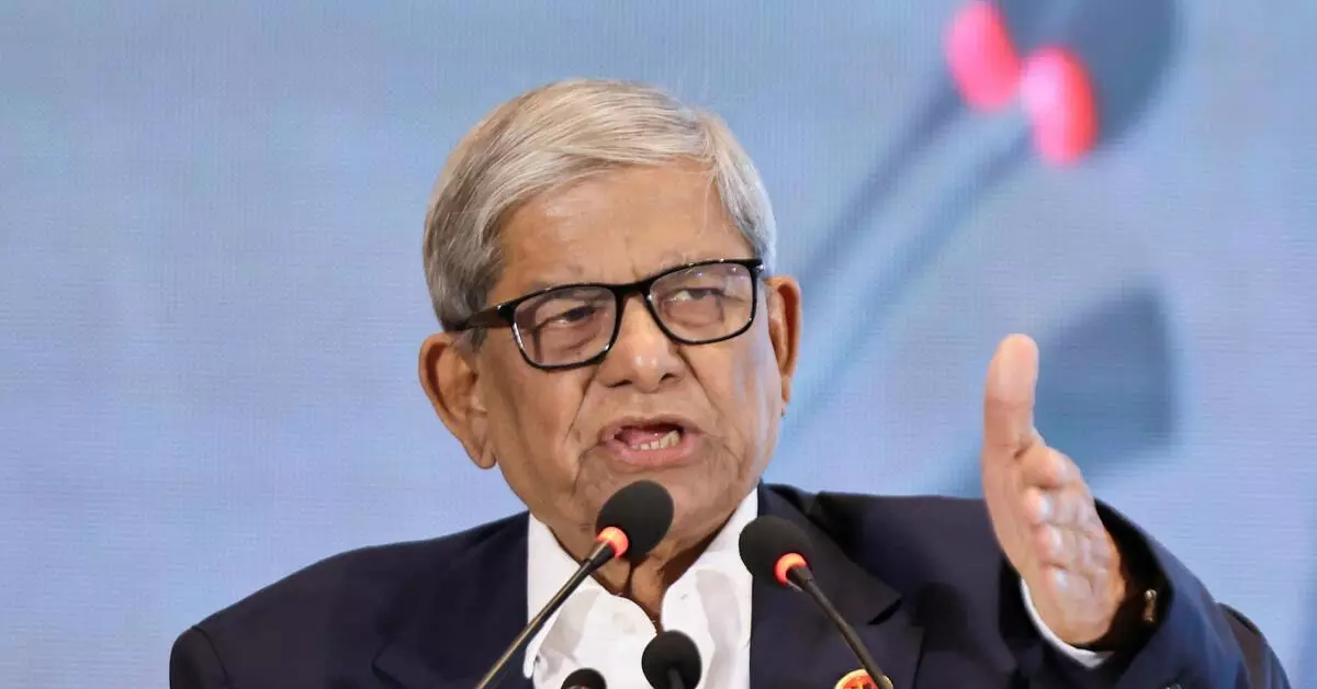 Bangladesh | ನೂತನ ಅಧ್ಯಕ್ಷರಾಗಿ ಮಿರ್ಜಾ ಫಕ್ರುಲ್ ಆಯ್ಕೆ Bangladesh | ನೂತನ ಅಧ್ಯಕ್ಷರಾಗಿ ಮಿರ್ಜಾ ಫಕ್ರುಲ್ ಆಯ್ಕೆ
