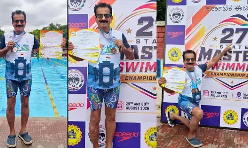 ರಾಜ್ಯಮಟ್ಟದ ಸ್ವಿಮ್ಮಿಂಗ್ ಚಾಂಪಿಯನ್‌ಶಿಪ್: ಪಿ.ಎ.ಮೊಹಮ್ಮದ್ ಪಾಂಡೇಶ್ವರ್‌ಗೆ 2 ಬೆಳ್ಳಿ, 2 ಕಂಚಿನ ಪದಕ; ಏಷ್ಯನ್ ಚಾಂಪಿಯನ್‌ಶಿಪ್‌ಗೆ ಆಯ್ಕೆ
