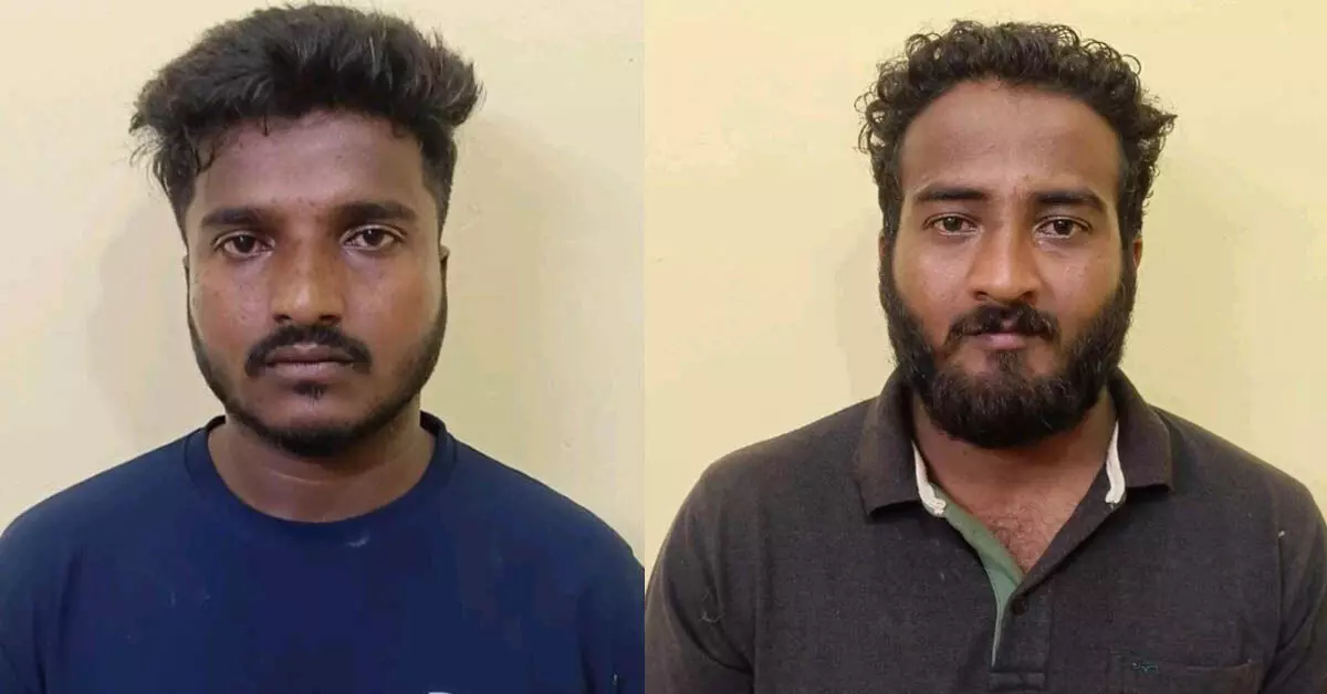 ಉಡುಪಿ | ಮನೆ, ದೇವಸ್ಥಾನದಲ್ಲಿ ಕಳವು ಪ್ರಕರಣ: ಶಿವಮೊಗ್ಗ ಮೂಲದ ಇಬ್ಬರು ಆರೋಪಿಗಳ ಬಂಧನ ಉಡುಪಿ | ಮನೆ, ದೇವಸ್ಥಾನದಲ್ಲಿ ಕಳವು ಪ್ರಕರಣ: ಶಿವಮೊಗ್ಗ ಮೂಲದ ಇಬ್ಬರು ಆರೋಪಿಗಳ ಬಂಧನ