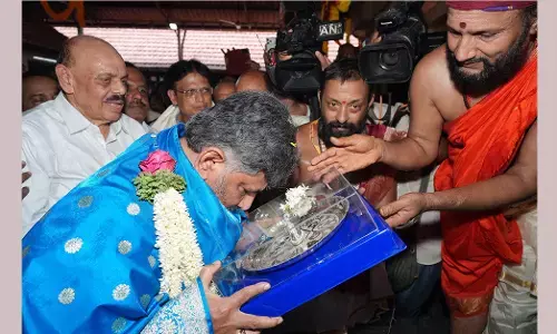 ಕದ್ರಿ ಶ್ರೀ ಮಂಜುನಾಥ ದೇವಸ್ಥಾನಕ್ಕೆ ಸಿಎಂ ಡಿ.ಕೆ.ಶಿವಕುಮಾರ್ ಭೇಟಿ