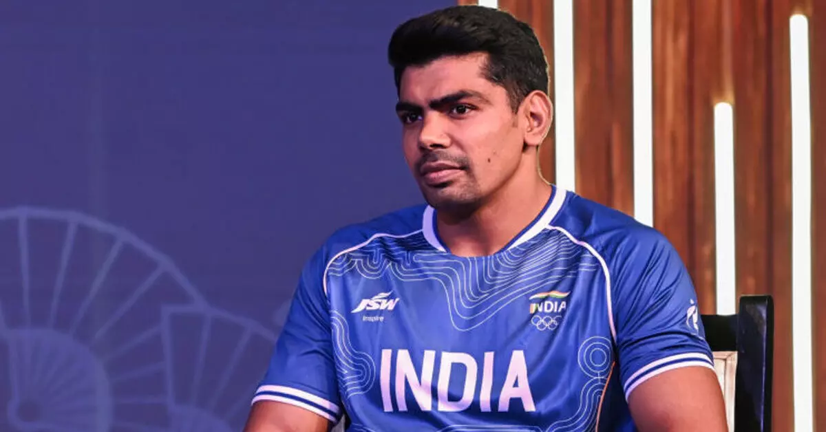 Asian Games | ಉದ್ಘಾಟನಾ ಸಮಾರಂಭದಿಂದ ಹೊರಗುಳಿದ ತಜಿಂದರ್ ಪಾಲ್; ಕಬಡ್ಡಿ ಆಟಗಾರ ಪವನ್ ಸೆಹ್ರಾವತ್ ಭಾರತದ ಧ್ವಜಧಾರಿ Asian Games | ಉದ್ಘಾಟನಾ ಸಮಾರಂಭದಿಂದ ಹೊರಗುಳಿದ ತಜಿಂದರ್ ಪಾಲ್; ಕಬಡ್ಡಿ ಆಟಗಾರ ಪವನ್ ಸೆಹ್ರಾವತ್ ಭಾರತದ ಧ್ವಜಧಾರಿ