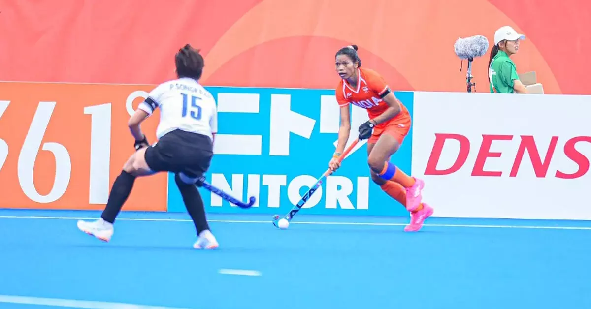 Asian Games | ಹಾಕಿ: ಥಾಯ್ಲೆಂಡ್ ವಿರುದ್ಧ ಭಾರತಕ್ಕೆ 20-1 ಜಯ Asian Games | ಹಾಕಿ: ಥಾಯ್ಲೆಂಡ್ ವಿರುದ್ಧ ಭಾರತಕ್ಕೆ 20-1 ಜಯ