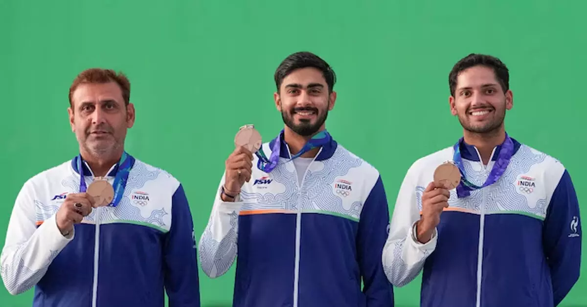 Asian Games | ಭಾರತದ ಪುರುಷರ, ಮಹಿಳೆಯರ ಸ್ಕೀಟ್ ಶೂಟಿಂಗ್ ತಂಡಗಳಿಗೆ ಕಂಚು Asian Games | ಭಾರತದ ಪುರುಷರ, ಮಹಿಳೆಯರ ಸ್ಕೀಟ್ ಶೂಟಿಂಗ್ ತಂಡಗಳಿಗೆ ಕಂಚು