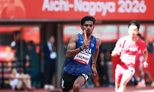 Asian Games | ಮಿಶ್ರ 4x400 ಮೀಟರ್ ರಿಲೇಯಲ್ಲಿ ಭಾರತಕ್ಕೆ ಬೆಳ್ಳಿ