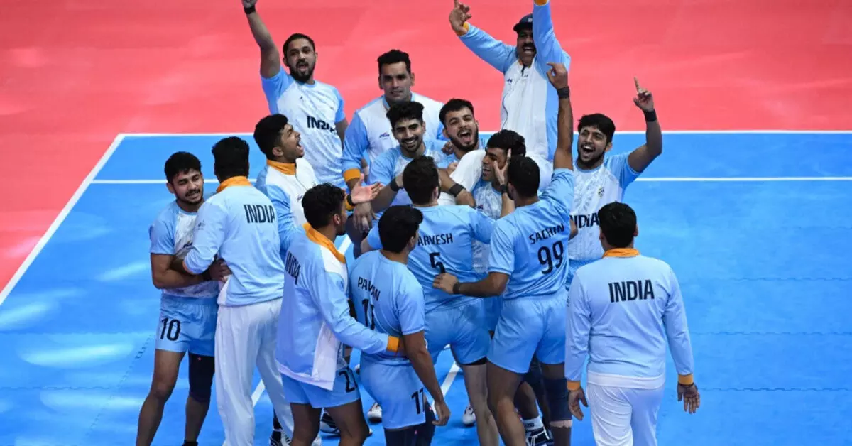 Asian Games | ಕಬಡ್ಡಿಯಲ್ಲಿ ಭಾರತಕ್ಕೆ ಮತ್ತೊಂದು ಚಿನ್ನ; ಇರಾನ್ ವಿರುದ್ಧ ಗೆಲುವು Asian Games | ಕಬಡ್ಡಿಯಲ್ಲಿ ಭಾರತಕ್ಕೆ ಮತ್ತೊಂದು ಚಿನ್ನ; ಇರಾನ್ ವಿರುದ್ಧ ಗೆಲುವು
