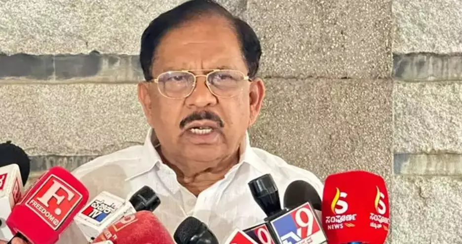 ಬರ ಪರಿಸ್ಥಿತಿ | ರಾಜ್ಯದಲ್ಲಿ 18 ಸಾವಿರ ಕೋಟಿ ಹಾನಿ; 3,500 ಕೋಟಿ ಪರಿಹಾರಕ್ಕೆ ಮನವಿ : ಜಿ.ಪರಮೇಶ್ವರ್ ಬರ ಪರಿಸ್ಥಿತಿ | ರಾಜ್ಯದಲ್ಲಿ 18 ಸಾವಿರ ಕೋಟಿ ಹಾನಿ; 3,500 ಕೋಟಿ ಪರಿಹಾರಕ್ಕೆ ಮನವಿ : ಜಿ.ಪರಮೇಶ್ವರ್