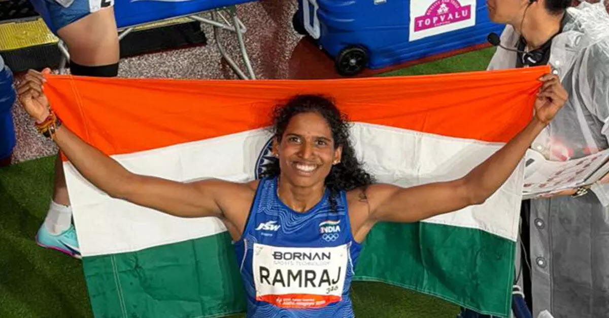 Asian Games | 400 ಮೀ. ಹರ್ಡಲ್ಸ್: ವಿದ್ಯಾ ರಾಮ್ರಾಜ್ಗೆ ಕಂಚು Asian Games | 400 ಮೀ. ಹರ್ಡಲ್ಸ್: ವಿದ್ಯಾ ರಾಮ್ರಾಜ್ಗೆ ಕಂಚು