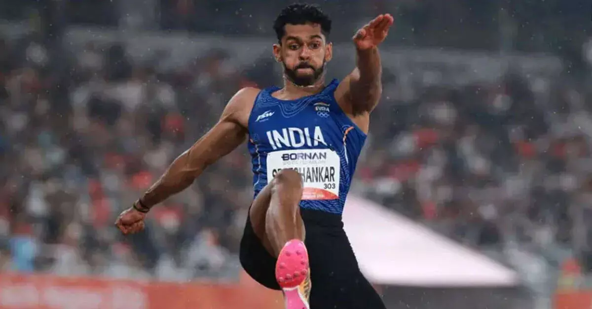 Asian Games | ಲಾಂಗ್ಜಂಪ್ : ಬೆಳ್ಳಿ ಗೆದ್ದ ಶ್ರೀಶಂಕರ್ Asian Games | ಲಾಂಗ್ಜಂಪ್ : ಬೆಳ್ಳಿ ಗೆದ್ದ ಶ್ರೀಶಂಕರ್