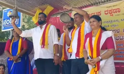ಉಡುಪಿ ಜಿಲ್ಲಾಸ್ಪತ್ರೆಯ ಕಾರ್ಯಾರಂಭಕ್ಕೆ ಒತ್ತಾಯಿಸಿ ಕರವೇ ಧರಣಿ ಪ್ರಾರಂಭ