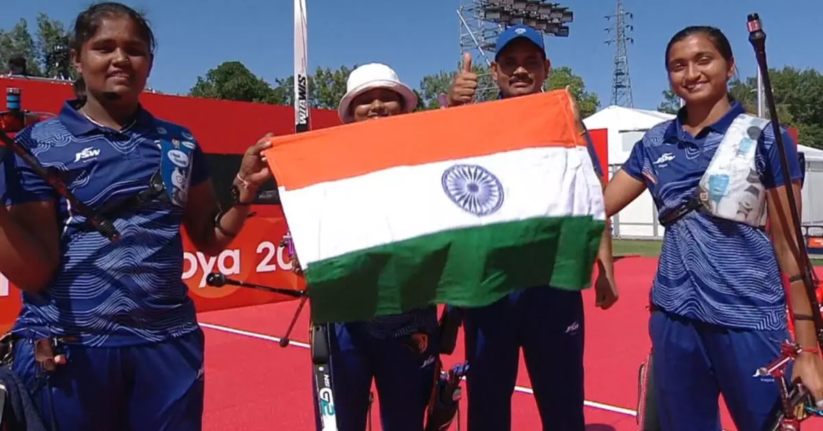 Asian Games | ಭಾರತದ ಮಹಿಳಾ ರಿಕರ್ವ್ ಆರ್ಚೆರಿ ತಂಡಕ್ಕೆ ಐತಿಹಾಸಿಕ ಚಿನ್ನ Asian Games | ಭಾರತದ ಮಹಿಳಾ ರಿಕರ್ವ್ ಆರ್ಚೆರಿ ತಂಡಕ್ಕೆ ಐತಿಹಾಸಿಕ ಚಿನ್ನ