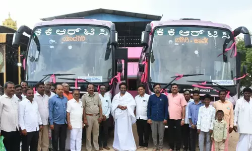 ಯಾದಗಿರಿ-ಹಾವೇರಿ ನಡುವೆ ಅಮೋಘವರ್ಷ ನಾನ್ ಎಸಿ ಸ್ಲೀಪರ್ ಬಸ್ ಸಂಚಾರಕ್ಕೆ ಚಾಲನೆ