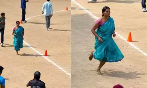 Jharkhand | ಹೋಮ್ ಗಾರ್ಡ್ ಆಗುವ ಕನಸಿಗಾಗಿ ಸೀರೆ ಧರಿಸಿ ಬರಿಗಾಲಿನಲ್ಲಿ ಓಡಿದ ಮಹಿಳೆ