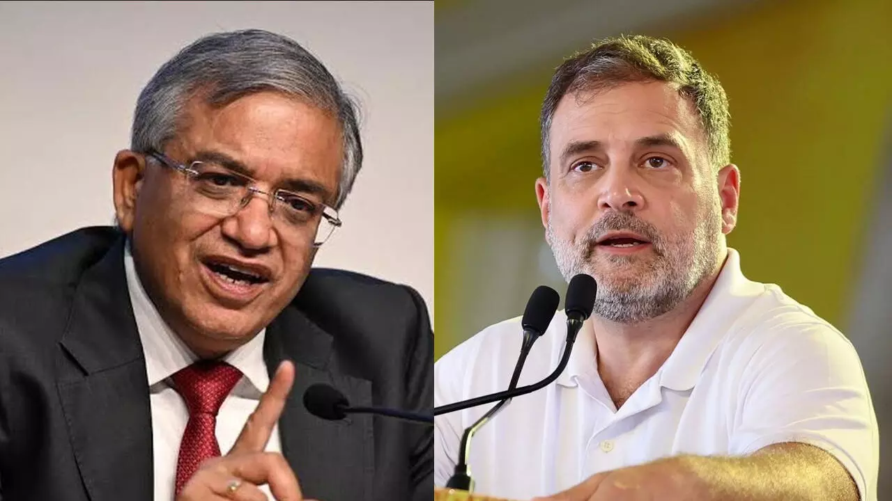 ‘ಜ್ಞಾನೇಶ್ ಕುಮಾರ್ ಜೈಲು ಕೋಣೆಯಲ್ಲೇ ನಮ್ಮನ್ನು ಭೇಟಿಯಾಗಲಿದ್ದಾರೆ’: ಭೇಟಿಯಾಗಲು ನಿರಾಕರಿಸಿದ CEC ವಿರುದ್ಧ ರಾಹುಲ್ ಗಾಂಧಿ ವಾಗ್ದಾಳಿ ‘ಜ್ಞಾನೇಶ್ ಕುಮಾರ್ ಜೈಲು ಕೋಣೆಯಲ್ಲೇ ನಮ್ಮನ್ನು ಭೇಟಿಯಾಗಲಿದ್ದಾರೆ’: ಭೇಟಿಯಾಗಲು ನಿರಾಕರಿಸಿದ CEC ವಿರುದ್ಧ ರಾಹುಲ್ ಗಾಂಧಿ ವಾಗ್ದಾಳಿ