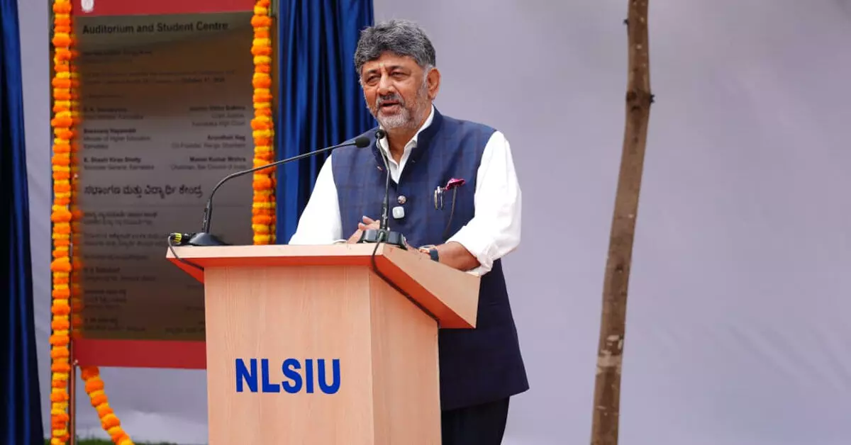 ಕಾನೂನು ಶಿಕ್ಷಣದ ಮೂಲಸೌಕರ್ಯ ವಿಸ್ತರಣೆಗೆ ರಾಜ್ಯ ಸರಕಾರ ಬದ್ಧ: ಸಿಎಂ ಡಿ.ಕೆ.ಶಿವಕುಮಾರ್ ಕಾನೂನು ಶಿಕ್ಷಣದ ಮೂಲಸೌಕರ್ಯ ವಿಸ್ತರಣೆಗೆ ರಾಜ್ಯ ಸರಕಾರ ಬದ್ಧ: ಸಿಎಂ ಡಿ.ಕೆ.ಶಿವಕುಮಾರ್
