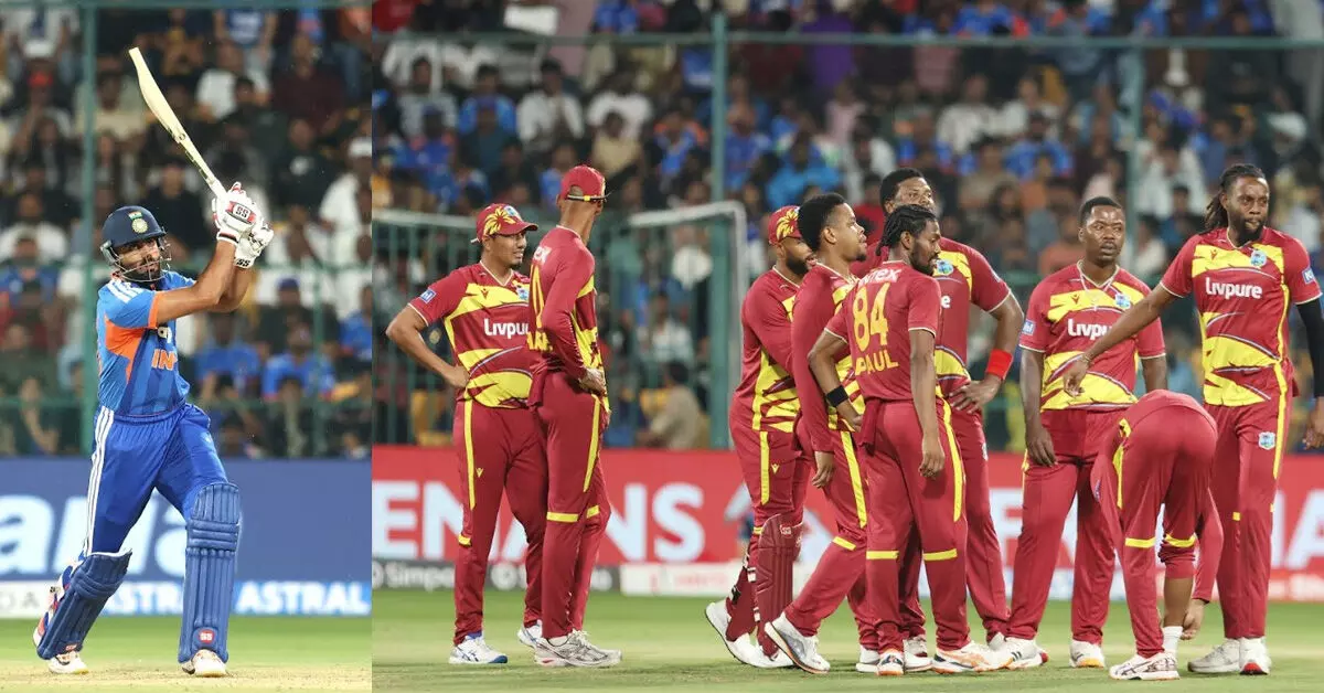 ಮಳೆಗೆ ತುತ್ತಾದ ಐದನೇ ಟಿ20; ಭಾರತ–ವೆಸ್ಟ್ ಇಂಡೀಸ್ ಸರಣಿ 2–2ರಲ್ಲಿ ಸಮಬಲ ಮಳೆಗೆ ತುತ್ತಾದ ಐದನೇ ಟಿ20; ಭಾರತ–ವೆಸ್ಟ್ ಇಂಡೀಸ್ ಸರಣಿ 2–2ರಲ್ಲಿ ಸಮಬಲ