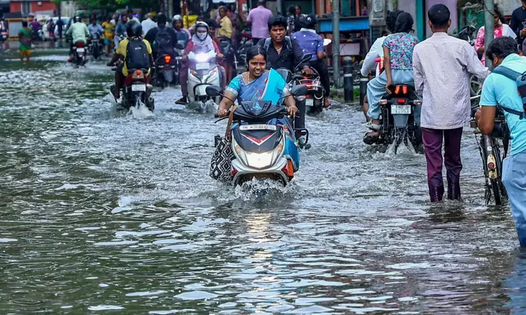 Tamil Nadu | ಚೆನ್ನೈನಲ್ಲಿ ಮಳೆಯ ಆರ್ಭಟ: 24 ಗಂಟೆಗಳಲ್ಲಿ 36.3 ಸೆಮೀ ಮಳೆ ದಾಖಲೆ