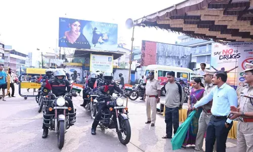 ಮಾದಕ ದ್ರವ್ಯಗಳ ವಿರುದ್ಧ ಜಾಗೃತಿ : ಕೇರಳ-ಗುಜರಾತ್ ರಾಷ್ಟ್ರೀಯ ಬೈಕ್ ರ‍್ಯಾಲಿಗೆ ಉಡುಪಿಯಲ್ಲಿ ಸ್ವಾಗತ