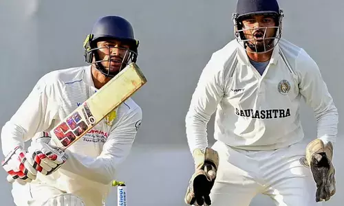 Ranji Trophy | ಸೌರಾಷ್ಟ್ರದ ವಿರುದ್ಧ ಕರ್ನಾಟಕ 281/8