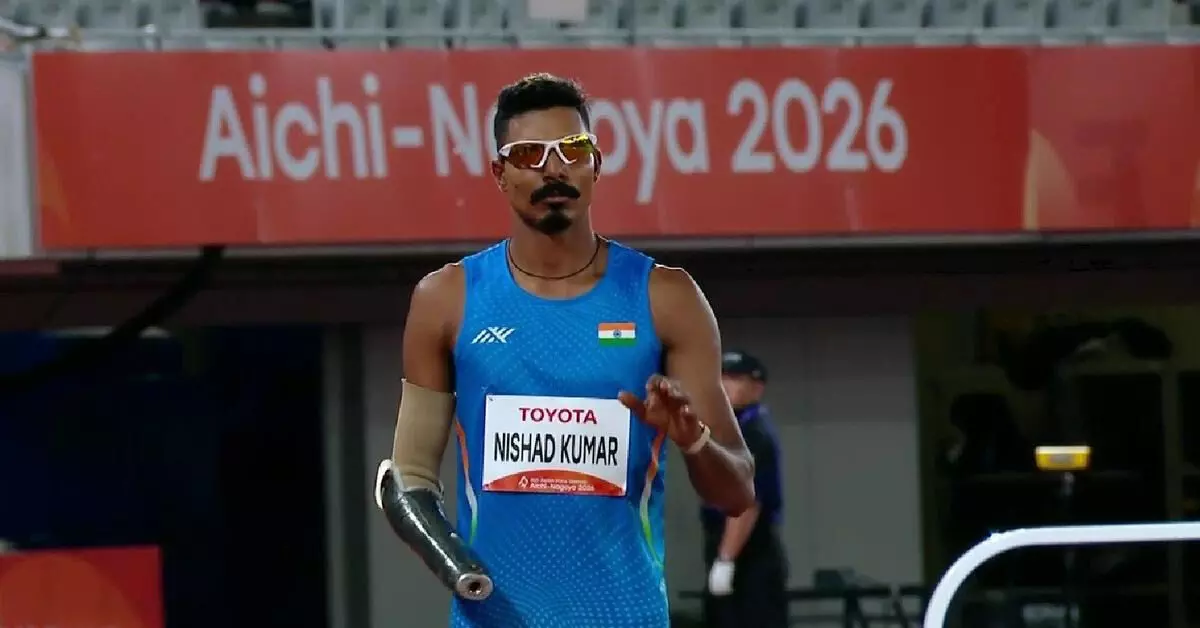 ಏಶ್ಯನ್ ಪ್ಯಾರಾ ಗೇಮ್ಸ್ | ಲಾಂಗ್ ಜಂಪ್: ನಿಶಾದ್ ಕುಮಾರ್ ಗೆ ಬಂಗಾರ ಏಶ್ಯನ್ ಪ್ಯಾರಾ ಗೇಮ್ಸ್ | ಲಾಂಗ್ ಜಂಪ್: ನಿಶಾದ್ ಕುಮಾರ್ ಗೆ ಬಂಗಾರ