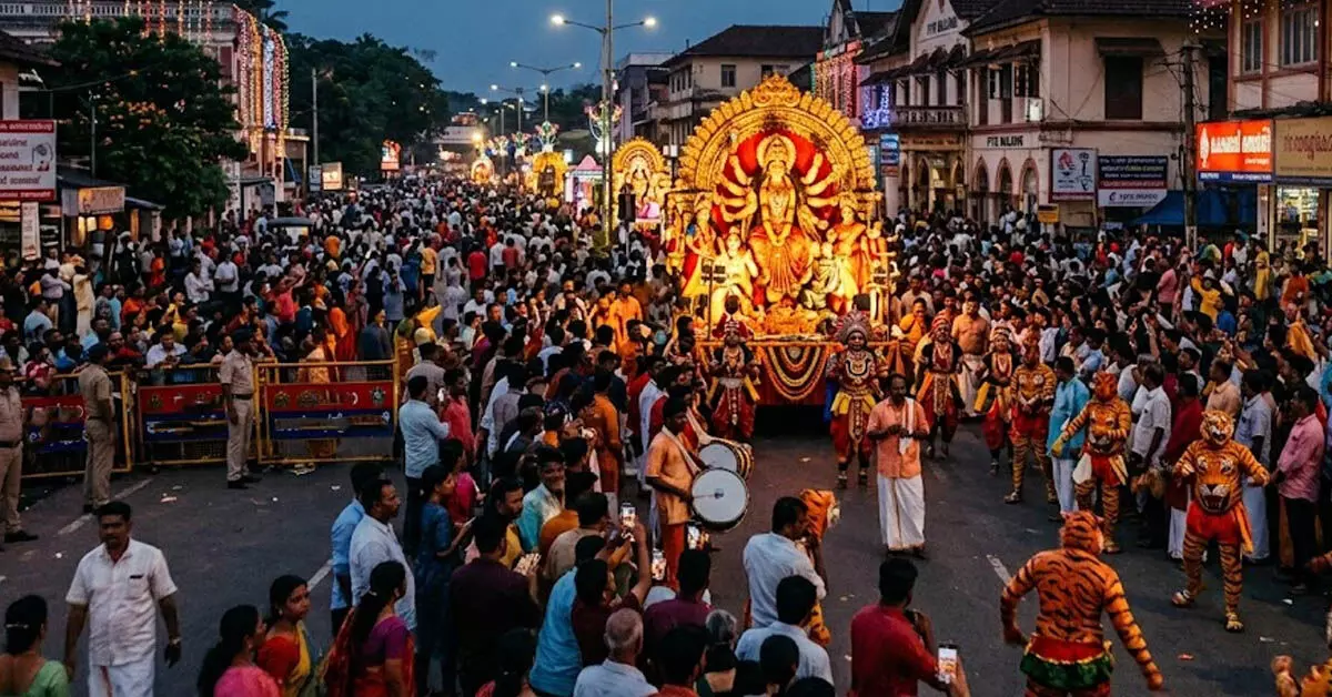 ಮಂಗಳೂರು ದಸರಾ ಮೆರವಣಿಗೆ: ಅ. 21ರಂದು ಸಂಜೆ 4ರಿಂದ ಸಂಚಾರ ಮಾರ್ಗ ಬದಲಾವಣೆ ಮಂಗಳೂರು ದಸರಾ ಮೆರವಣಿಗೆ: ಅ. 21ರಂದು ಸಂಜೆ 4ರಿಂದ ಸಂಚಾರ ಮಾರ್ಗ ಬದಲಾವಣೆ