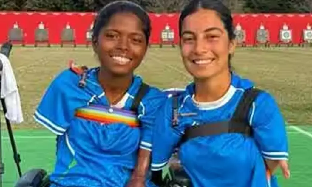 Asian para games | ಕಾಂಪೌಂಡ್ ಮಹಿಳೆಯರ ಡಬಲ್ಸ್ ಬಿಲ್ಲುಗಾರಿಕೆ; ಶೀತಲ್ ದೇವಿ, ಪಾಯಲ್ ನಾಗ್‌ ಗೆ ಬೆಳ್ಳಿ