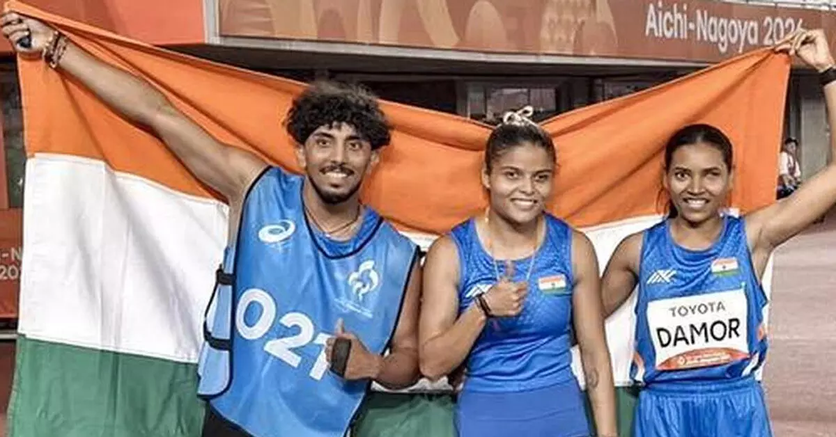 Asian Para Games | 100 ಮೀಟರ್ ಟಿ12 ಸ್ಪರ್ಧೆ: ಸಿಮ್ರಾನ್ ಗೆ ಕೂಟ ದಾಖಲೆಯೊಂದಿಗೆ ಚಿನ್ನ Asian Para Games | 100 ಮೀಟರ್ ಟಿ12 ಸ್ಪರ್ಧೆ: ಸಿಮ್ರಾನ್ ಗೆ ಕೂಟ ದಾಖಲೆಯೊಂದಿಗೆ ಚಿನ್ನ