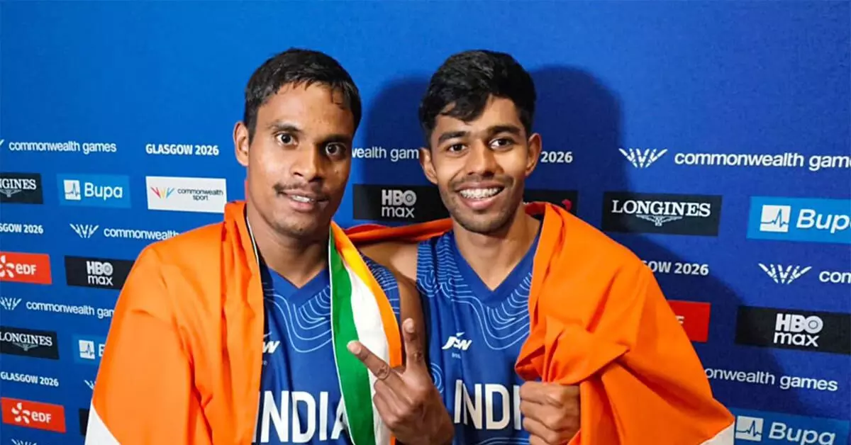Asian Para Games | 100 ಮೀಟರ್ ಟಿ47 ವಿಭಾಗ: ದಿಲೀಪ್ ಗವಿತ್ಗೆ ಚಿನ್ನ, ಮುಹಮ್ಮದ್ ಬಾಸಿಲ್ ಗೆ ಬೆಳ್ಳಿ Asian Para Games | 100 ಮೀಟರ್ ಟಿ47 ವಿಭಾಗ: ದಿಲೀಪ್ ಗವಿತ್ಗೆ ಚಿನ್ನ, ಮುಹಮ್ಮದ್ ಬಾಸಿಲ್ ಗೆ ಬೆಳ್ಳಿ
