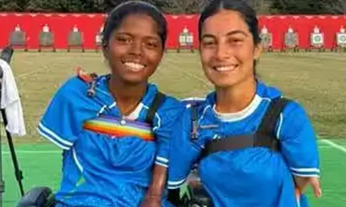 Asian para games | ಕಾಂಪೌಂಡ್ ಮಹಿಳೆಯರ ಡಬಲ್ಸ್ ಬಿಲ್ಲುಗಾರಿಕೆ; ಶೀತಲ್ ದೇವಿ, ಪಾಯಲ್ ನಾಗ್‌ ಗೆ ಬೆಳ್ಳಿ