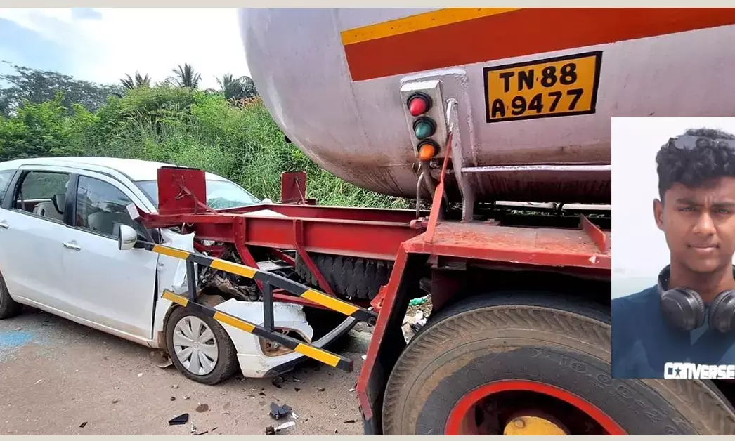 ನೆಲ್ಯಾಡಿಯಲ್ಲಿ ರಸ್ತೆ ಅಪಘಾತ: ಪಿಯು ಕಾಲೇಜು ವಿದ್ಯಾರ್ಥಿ ಮೃತ್ಯು