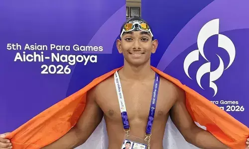 Asian Para Games | ಪ್ಯಾರಾ ಸ್ವಿಮ್ಮಿಂಗ್: ಹ್ಯಾಟ್ರಿಕ್ ಪದಕ ಗೆದ್ದ ರವಿ ಕಾರ್ತಿಕ್