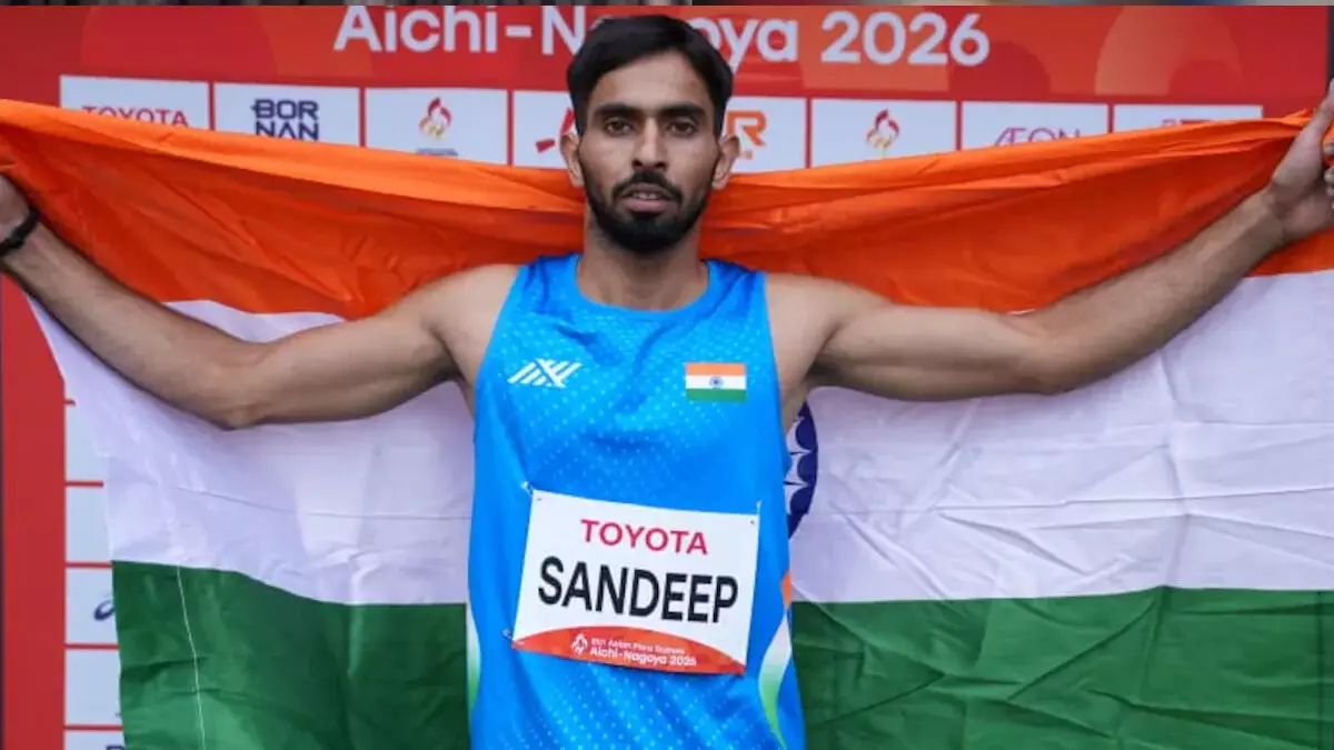 ಪುರುಷರ 400 ಮೀ.ಓಟ, ಜಾವೆಲಿನ್ ಎಸೆತ: ವಿಶ್ವ ದಾಖಲೆಯೊಂದಿಗೆ ಚಿನ್ನ ಗೆದ್ದ ಸಂದೀಪ್, ಹನಿ ಪುರುಷರ 400 ಮೀ.ಓಟ, ಜಾವೆಲಿನ್ ಎಸೆತ: ವಿಶ್ವ ದಾಖಲೆಯೊಂದಿಗೆ ಚಿನ್ನ ಗೆದ್ದ ಸಂದೀಪ್, ಹನಿ