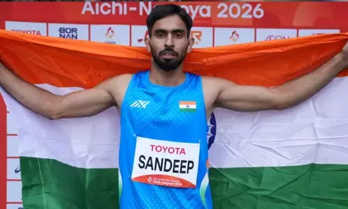 ಪುರುಷರ 400 ಮೀ.ಓಟ, ಜಾವೆಲಿನ್ ಎಸೆತ: ವಿಶ್ವ ದಾಖಲೆಯೊಂದಿಗೆ ಚಿನ್ನ ಗೆದ್ದ ಸಂದೀಪ್, ಹನಿ