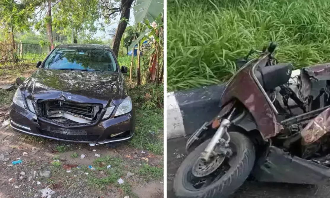 Keralam | ನ್ಯಾಯಾಧೀಶರೋರ್ವರ ಅಪ್ರಾಪ್ತ ಪುತ್ರ ಚಲಾಯಿಸುತ್ತಿದ್ದ ಮರ್ಸಿಡಿಸ್ ಬೆಂಝ್ ಕಾರು ಸ್ಕೂಟರ್‌ಗೆ ಢಿಕ್ಕಿ: ಸವಾರ ಮೃತ್ಯು