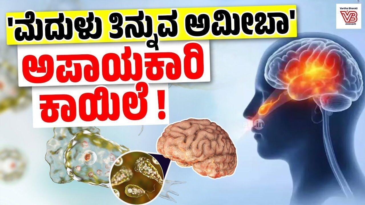 ಕೇರಳದಲ್ಲಿ ಹರಡುತ್ತಿದೆ ನೇಗ್ಲೇರಿಯಾ ಫೌಲೆರಿ ಎಂಬ ಗಂಭೀರ ಸೋಂಕು | Kerala brain-eating amoeba scare