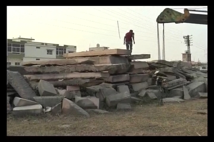 ಆಯೋಧ್ಯೆಯಲ್ಲಿ ರಾಮ ಮಂದಿರ ನಿರ್ಮಾಣಕ್ಕೆ ಕಲ್ಲುಗಳ ಆಗಮನ; ರಾಜ್ಯ ಸಭೆಯಲ್ಲಿ ಗದ್ದಲ